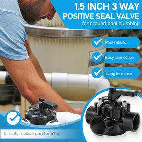 Bzsunway CPVC black finish enhances corrosion resistance for long-lasting pool use