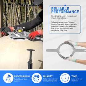 Bzsunway lightweight tool with 0.8 lb design for easy storage in pool kits.