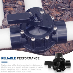 Bzsunway 1-1/2 inch slip-fit ports simplify installation with standard piping