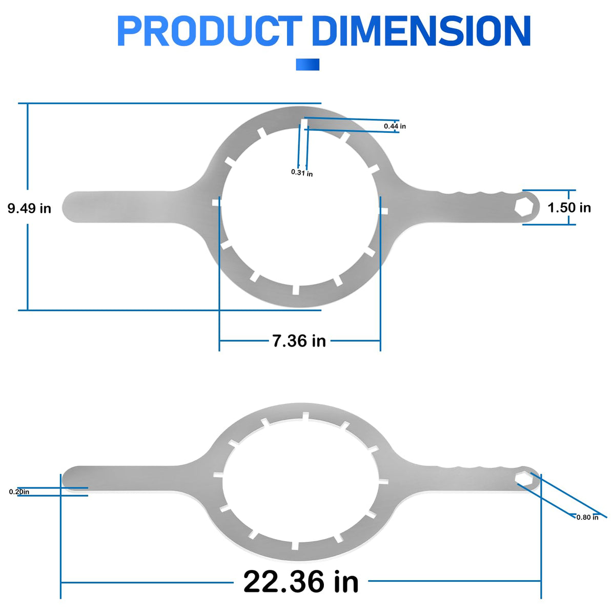 Bzsunway out-of-the-box ready wrench simplifies immediate pool maintenance tasks.