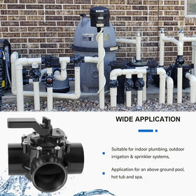 Bzsunway pipe connections 2in and 2.5in for easy compatibility