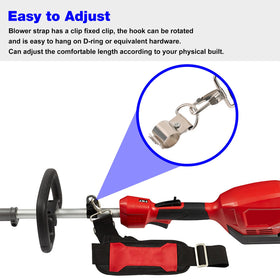 BZTT durable metal ring and clip provide secure mounting on gear.