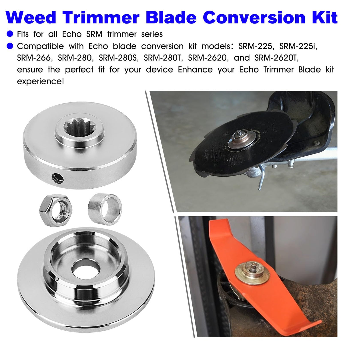 BZTT Echo SRM-266 blade conversion improves alignment and stability