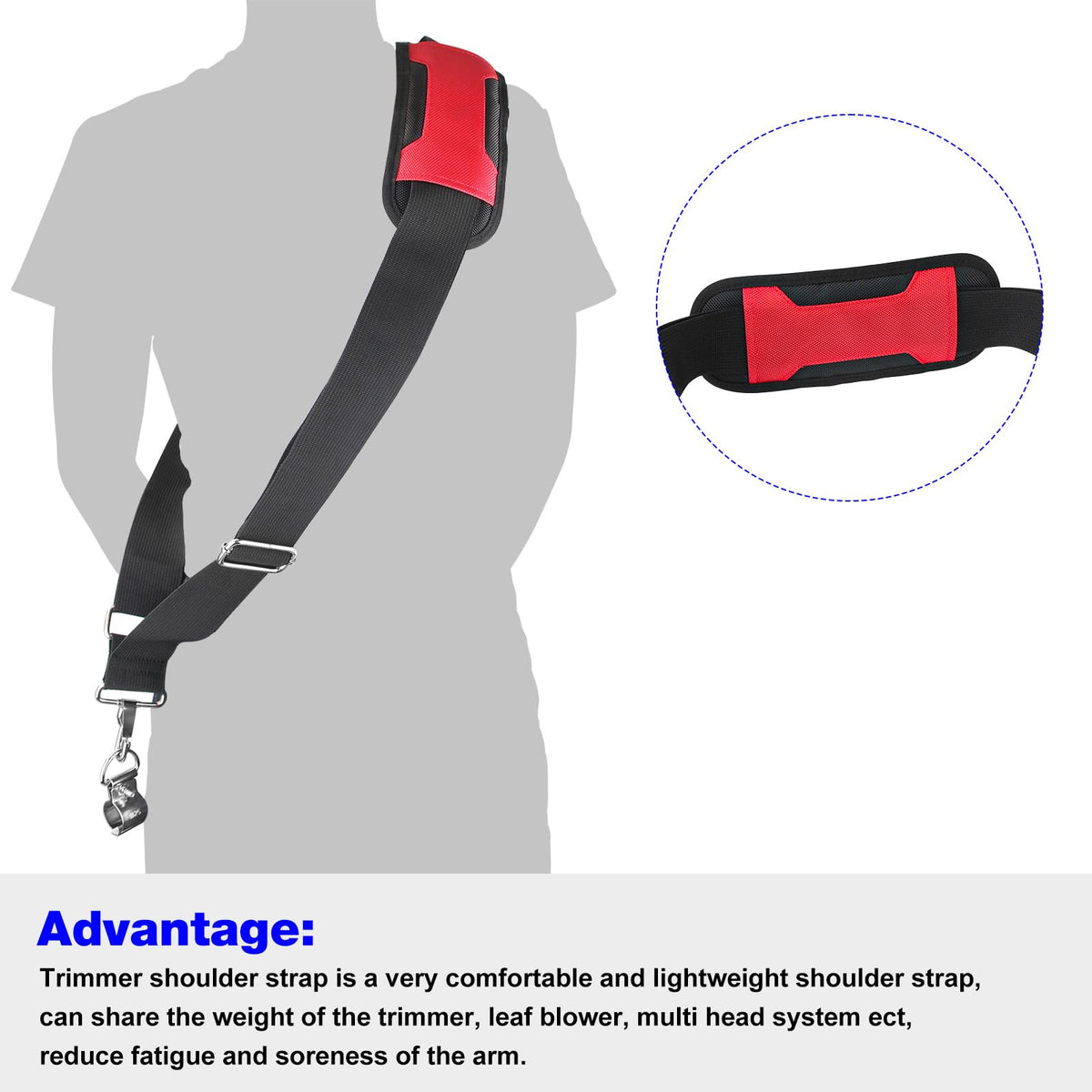 BZTT QUIK-LOK compatible strap enables quick attachment and detachment.