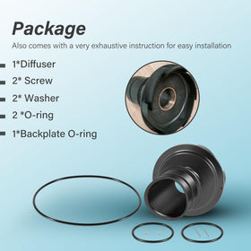 Bzumperyz backplate O-ring provides durable sealing.