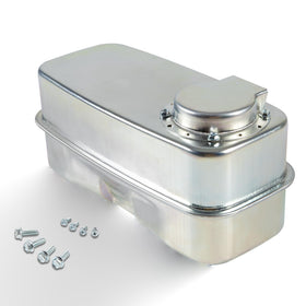 Bzumperyz dual-inlet exhaust muffler for Cub Cadet RZT series enhances airflow and ride comfort.