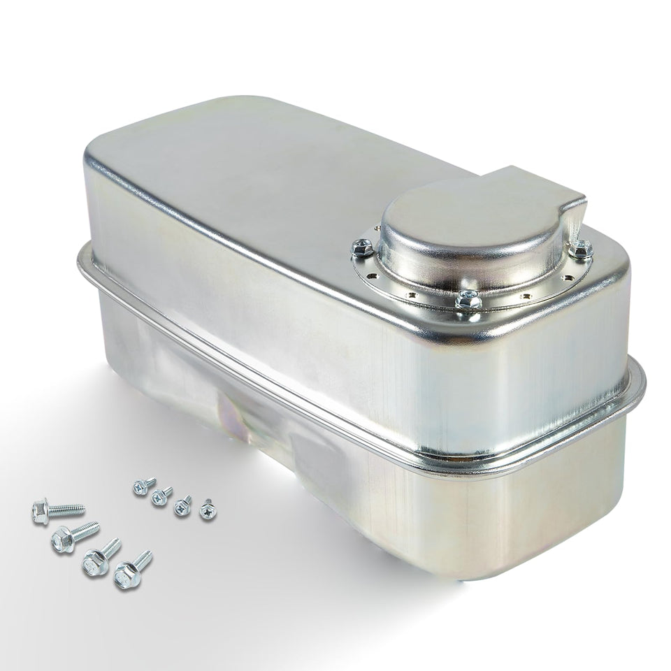 Bzumperyz dual-inlet exhaust muffler for Cub Cadet RZT series enhances airflow and ride comfort.
