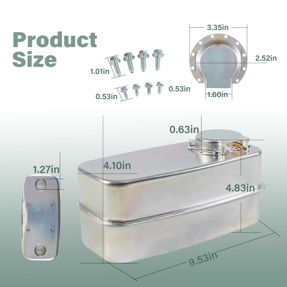 Bzumperyz durable stainless steel with aluminum coating resists heat and corrosion.