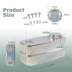 Bzumperyz durable stainless steel with aluminum coating resists heat and corrosion.