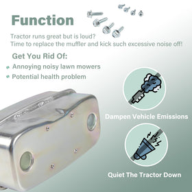 Bzumperyz exhaust system fitment with Cub Cadet models demonstrates compatibility.