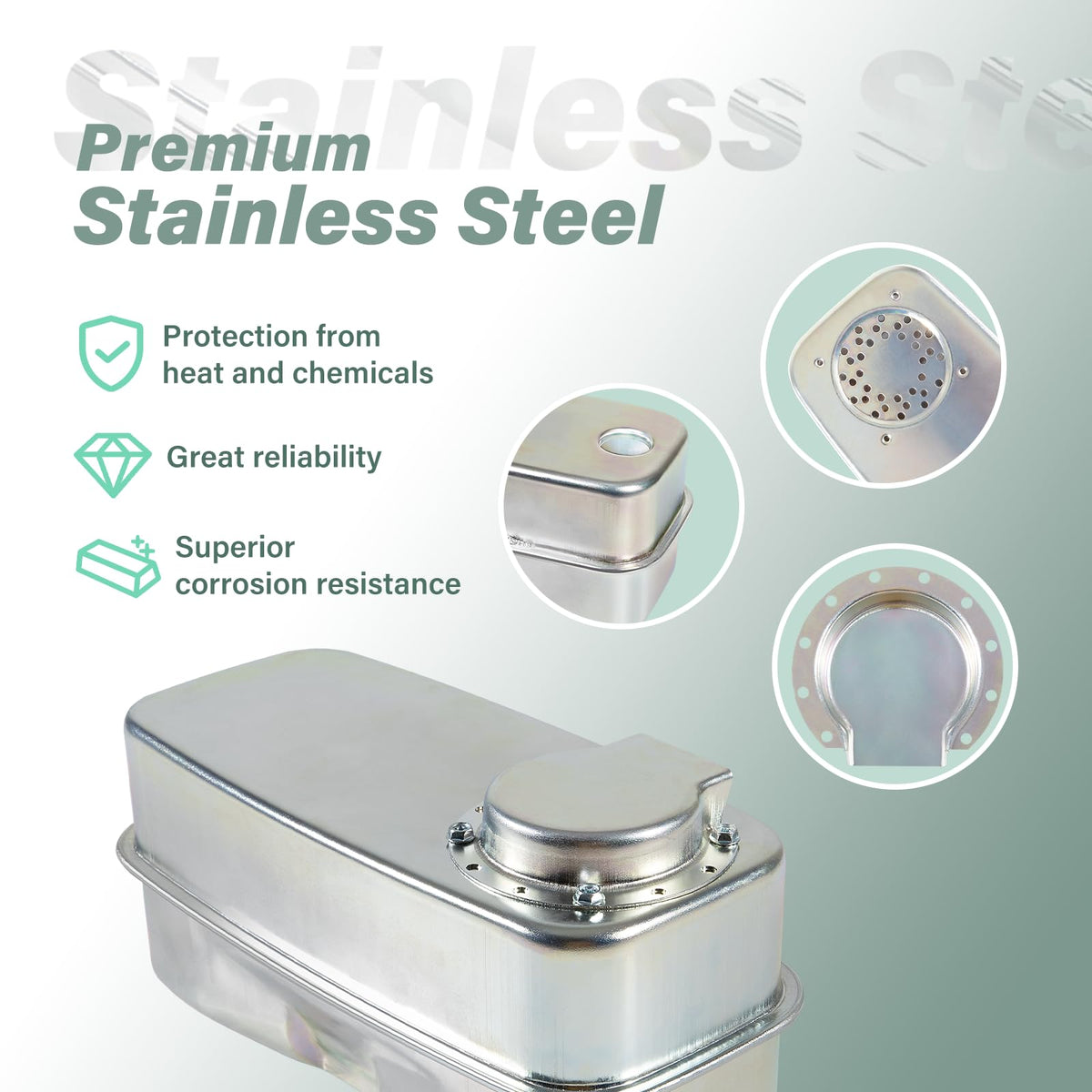 Bzumperyz package includes deflector and screws for easy installation.