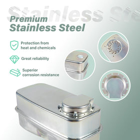 Bzumperyz package includes deflector and screws for easy installation.