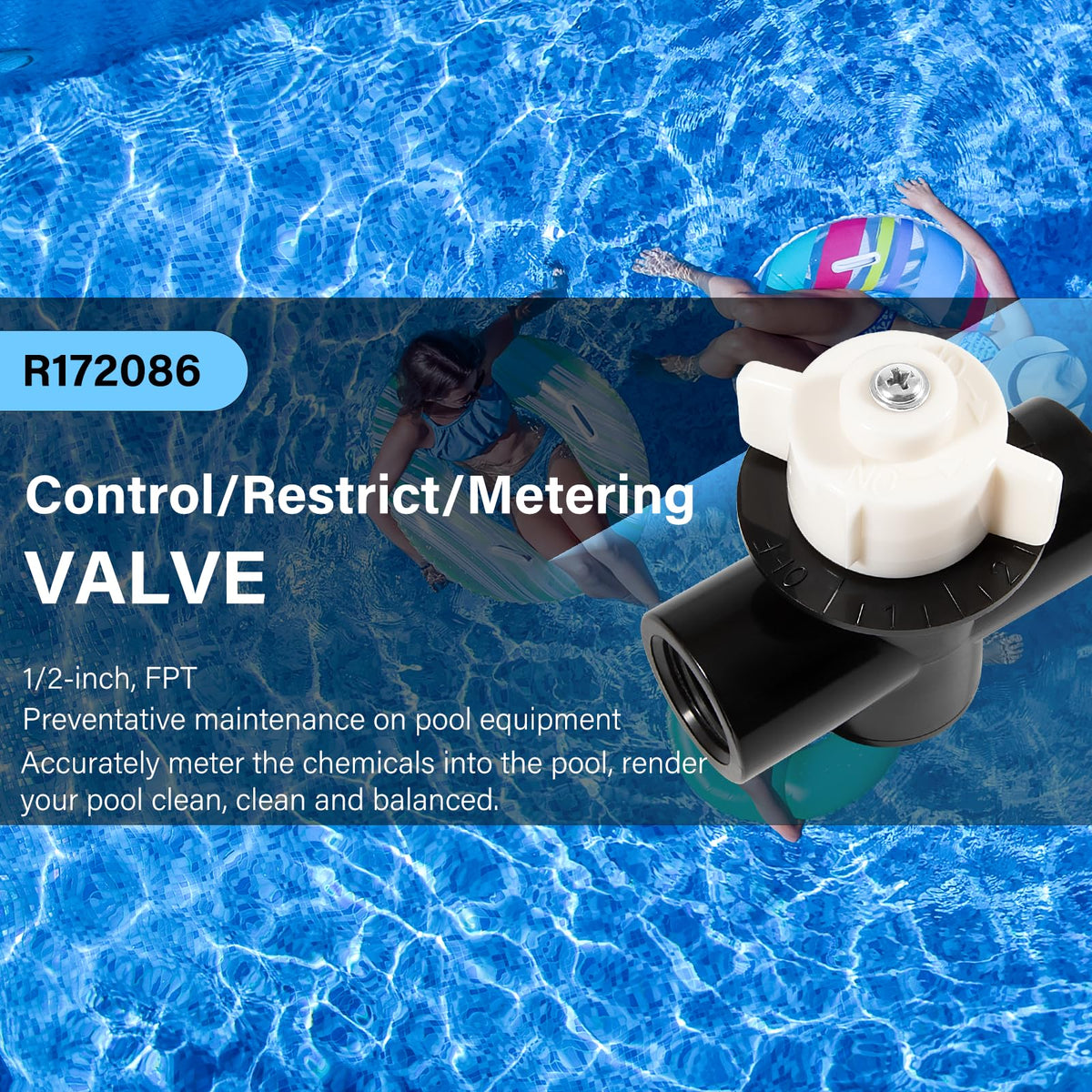 Bzumperyz R172086 in line feeder connection reduces leakage during dosing