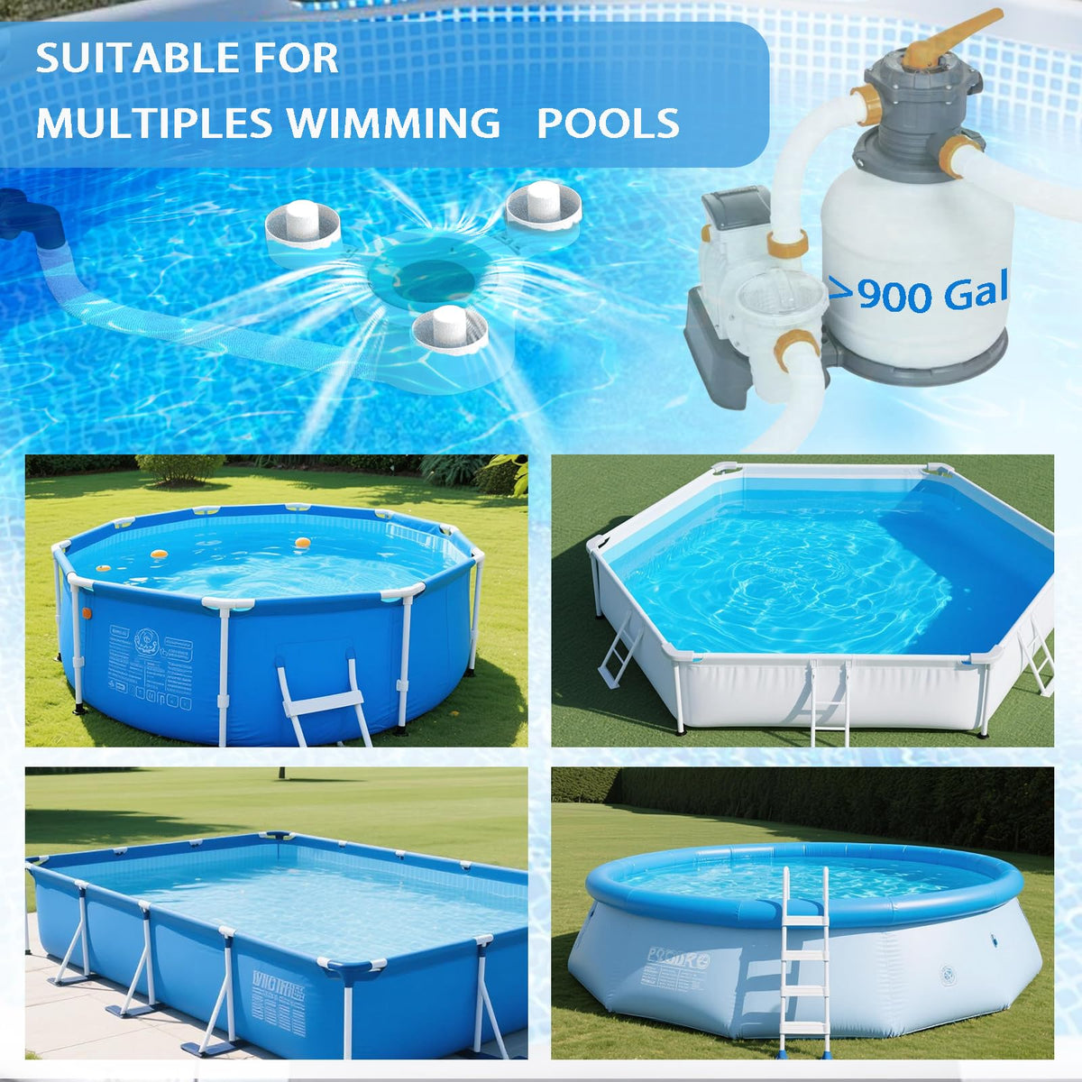 Includes 10 filter socks for enhanced filtration right out of the box.