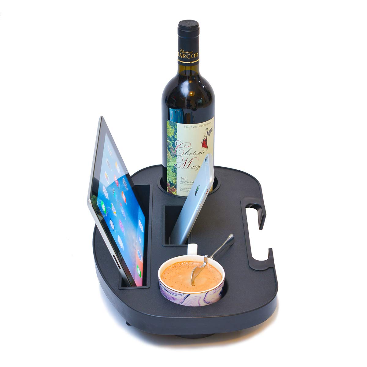C-CHAIN zero gravity chair tray mobile slot keeps phone within reach.