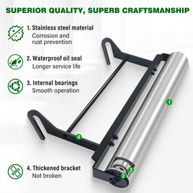Durable stainless steel kit supports long-term lawn maintenance
