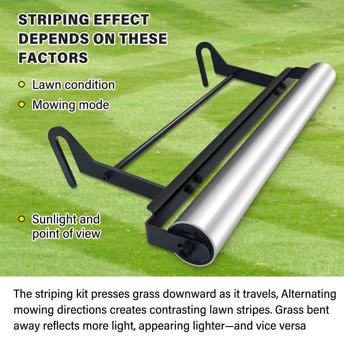 Oil-sealed edges protect the roller from debris and moisture