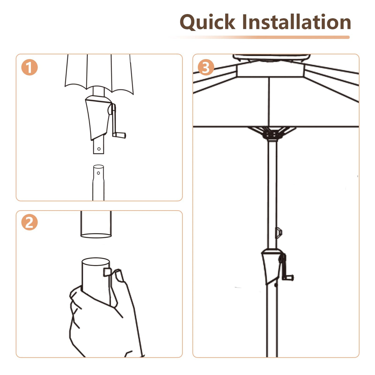 C Hopetree easy installation no tools required