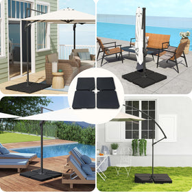 C-Hopetree four-piece base weight set for flexible, portable outdoor layouts.
