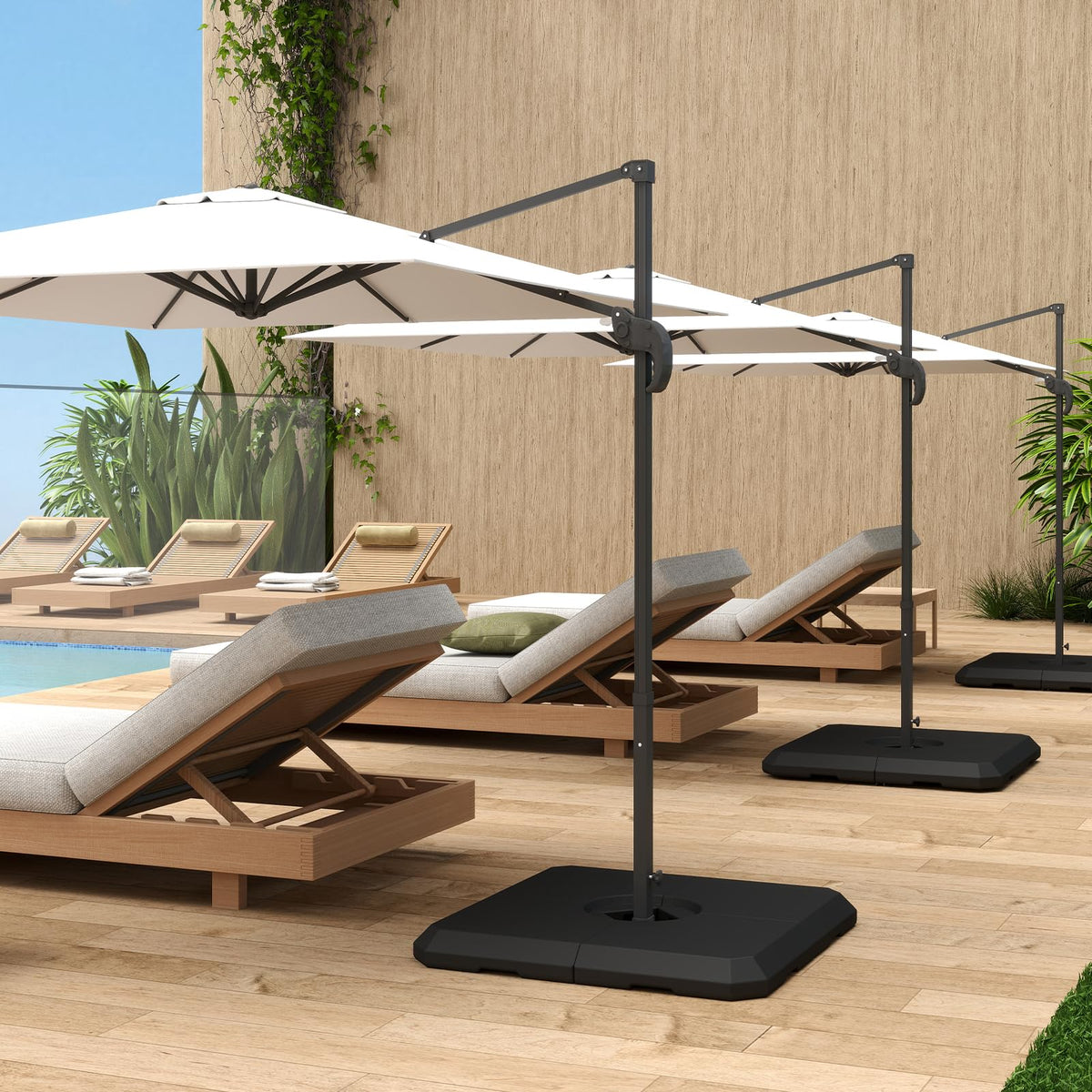 C-Hopetree outdoor setup on deck or lawn for reliable support.