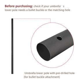 C-Hopetree replacement pole fits patio umbrellas for quick fixes.