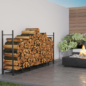 C-Hopetree scratch-proof feet protect floors while elevating logs