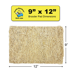 Pad fibers fluff and expand to fill corners for complete coverage.