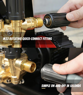 CADEGUO hose compatible with hot and cold water setups