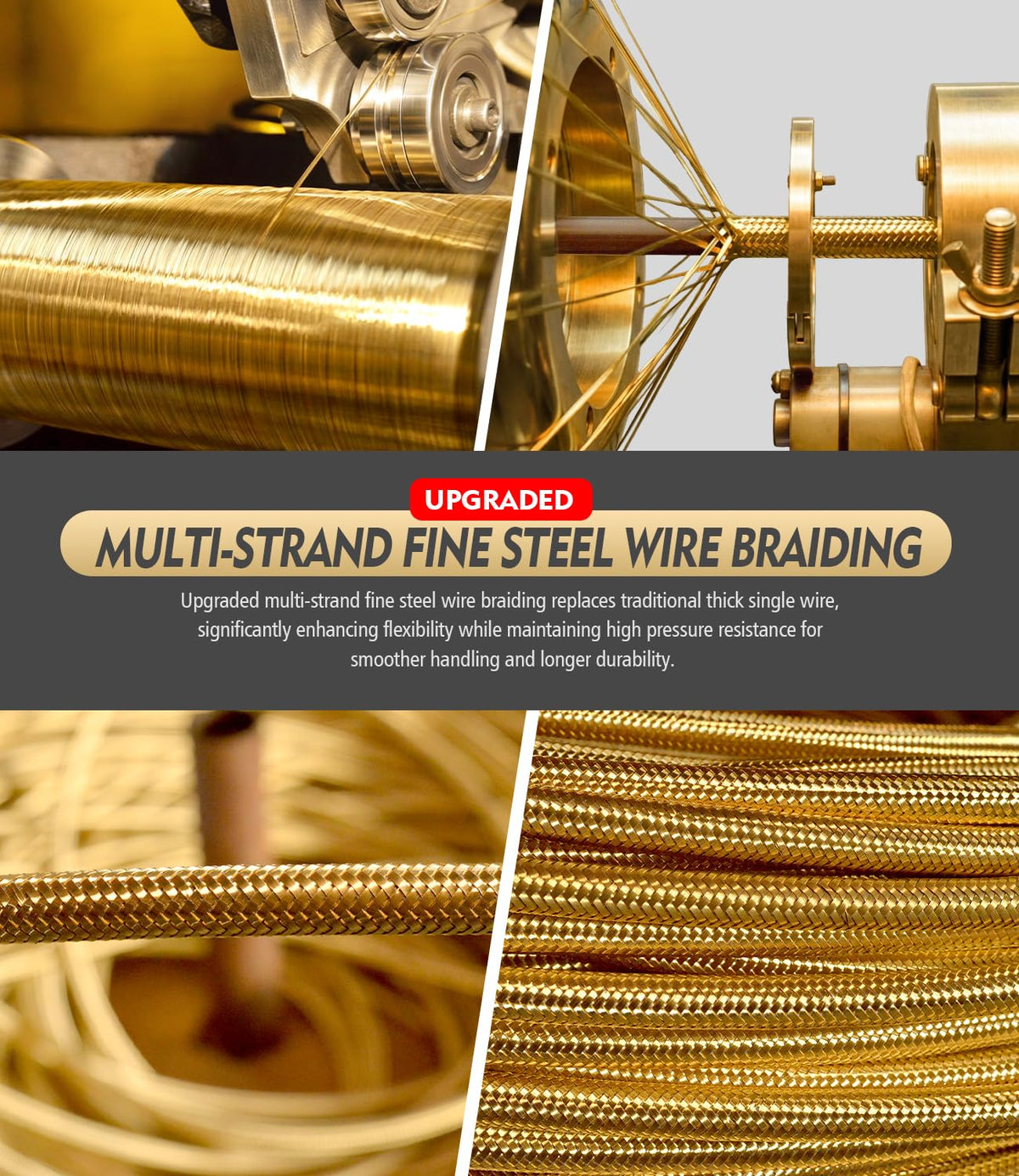 CADEGUO includes 50 ft hose with fittings for easy setup