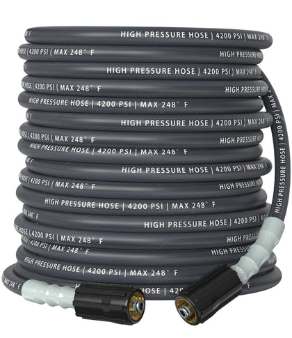 CADEGUO pressure washer hose flexible design reduces tangles during outdoor cleaning