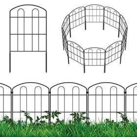 CADUKE garden fence border panel connection for a neat edge