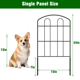 CADUKE garden fence stake in ground stabilizes panels