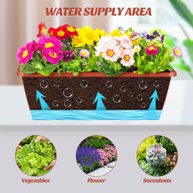 CADUKE outdoor indoor use planter box for flowers and herbs