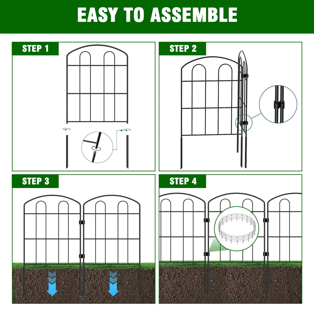 CADUKE yard setup defines patios and lawns with clean lines