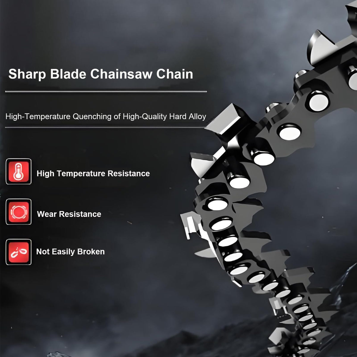 CaeyBrye 6-inch chain fits many mini saws for versatile home projects.