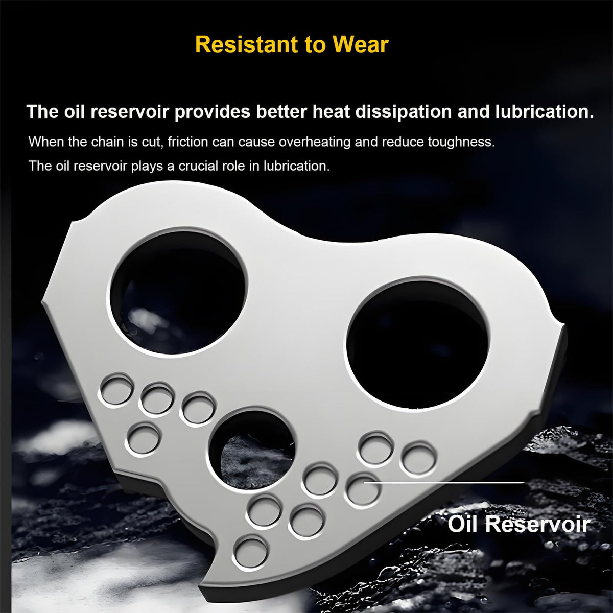 CaeyBrye deep quenched steel for long-lasting durability.