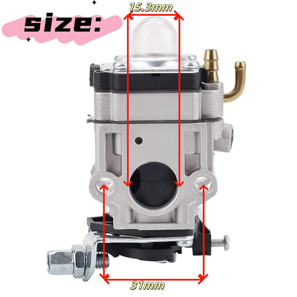 CAFEZAYO carburetor fits Earthquake E43 series for reliable operation