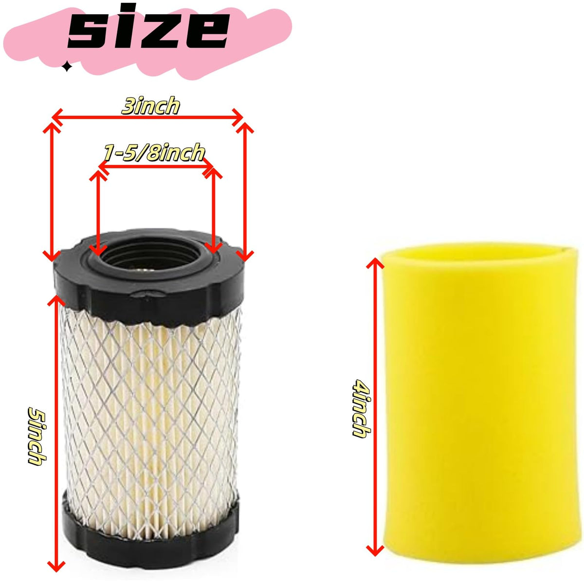 CAFEZAYO pre cleaner removes debris before entering the intake system
