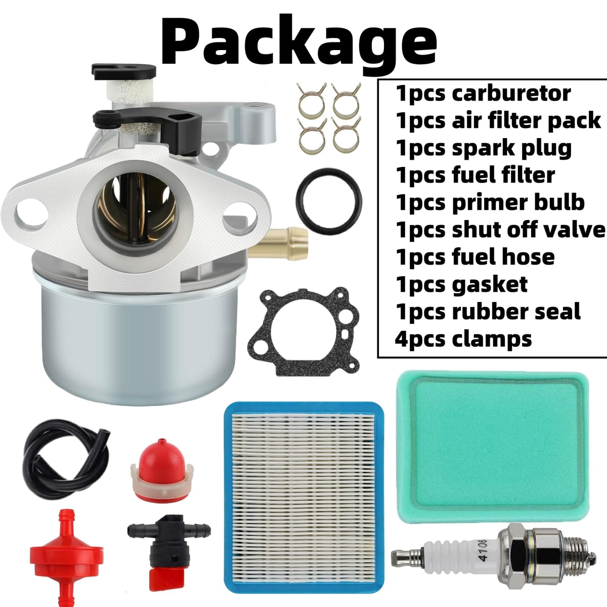 CAFEZAYO spark plug and shut-off valve for easy troubleshooting