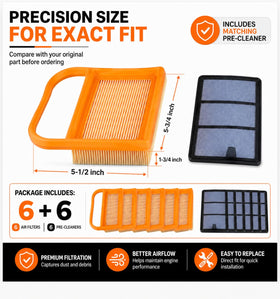 CAFEZAYO TS420 air filter pleat design highlights dirt resistance