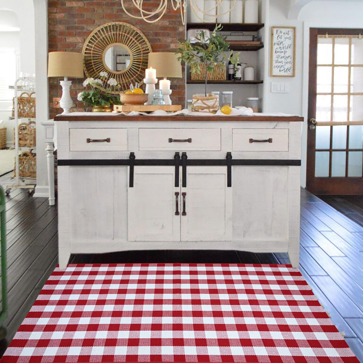 CAINANEL washable door mat for easy maintenance