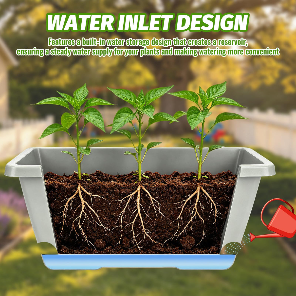 CAKKVDE starter kit includes trowel for easy planting