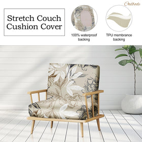 CALBODE beige cushion cover complements patio sofas for versatile styling.