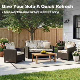 CALBODE sofa cushion cover fits outdoor furniture for quick refresh.
