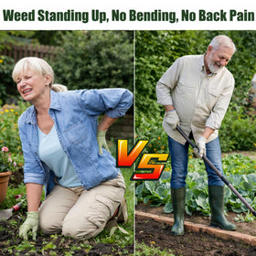 CALCHELE hollow design prevents clogging for continuous weeding