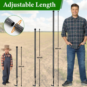 CALCHELE tool removes weeds from driveway without damaging surfaces