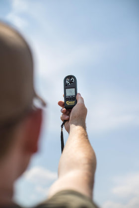 Caldwell Wind Wizard II includes a lanyard for easy portability in the field.