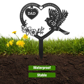 Calibron outdoor memorial stake, versatile yard decor for garden, lawn, or events.
