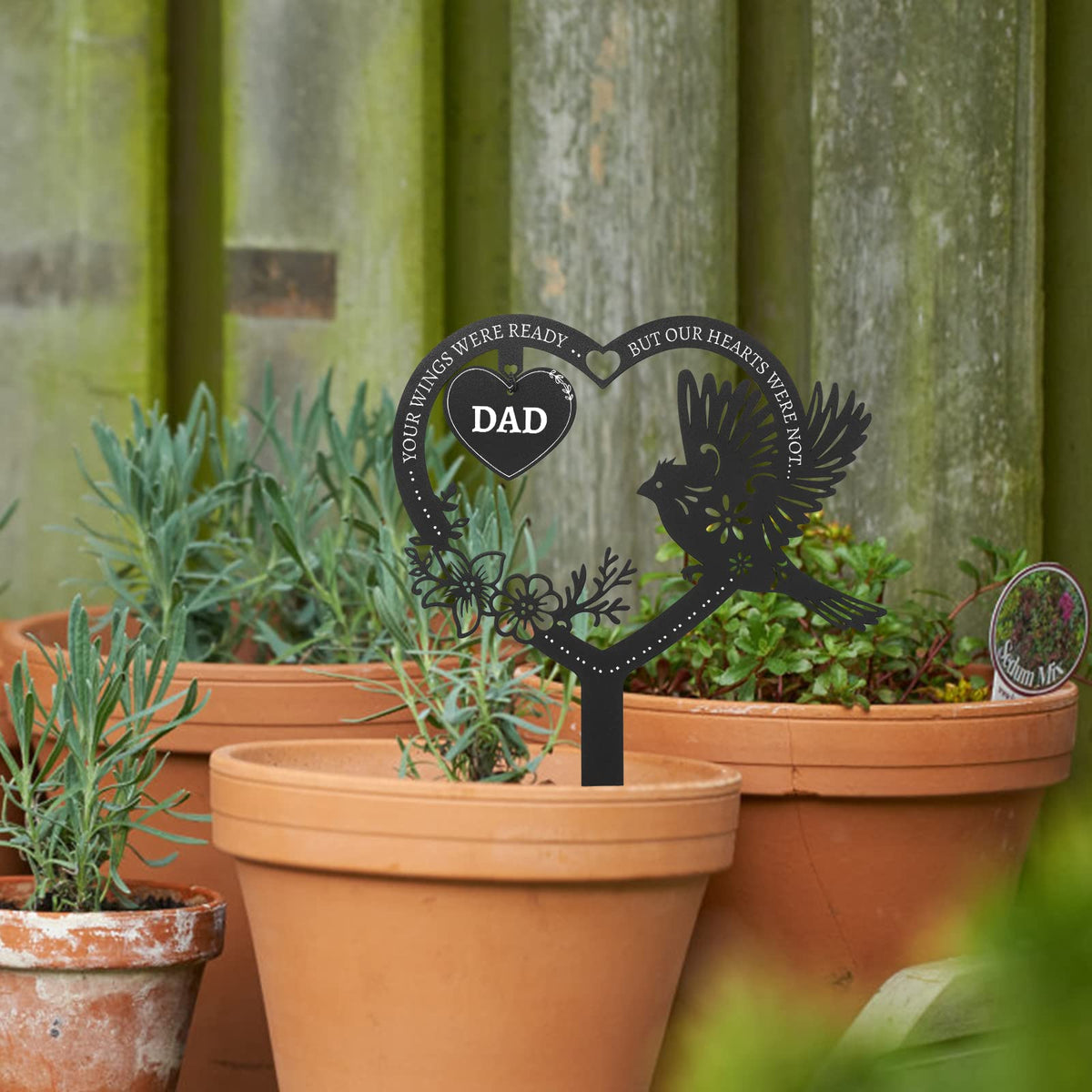 Calibron father memorial gift marker, conveys sympathy with a touching design.
