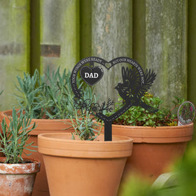 Calibron father memorial gift marker, conveys sympathy with a touching design.